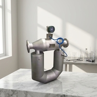 Medidor de Flujo Másico Coriolis en Forma de U de Acero Inoxidable, Apto para Líquidos/Gases/Aire, con Alta Precisión y Diseño Integral