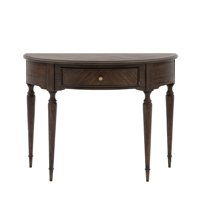 Table console élégante en bois massif vintage pour la décoration de la maison, solution de rangement élégante pour le salon, l'entrée