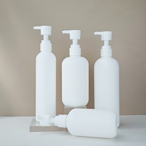 In Stock Frosted White Custom Hdpe Cosmetic Packaging Lotion <b>Bottle</b> Containers Plastic <b>Bottle</b> Pump Spray Moisturizing Shampoo - Product Image 5