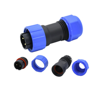 Accouplement fileté IP68 haute tension mâle femelle 1110P 1111S 1112P SP11 SP13 SP16 SP21 connecteur en plastique