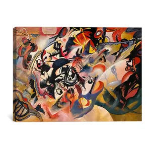 El yapımı Wassily Kandinsky kompozisyon VII reprodüksiyon soyut yağlıboya tuval üzerine