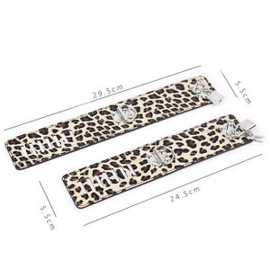 SM Bondage Kit 8 pezzi in pelle per le donne Bdsm Fetish Pet gioco di ruolo con il <span class=keywords><strong>sesso</strong></span> giocattolo cappuccio - Product Image 6