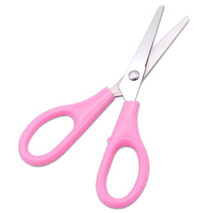 Ciseaux pour étudiants avec poignée en plastique, lame en acier inoxydable de petite taille pour couper le papier, utilisation sûre et portable - Product Image 2