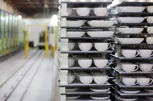 <span class=keywords><strong>Vajilla</strong></span> de Alta Gama para el Hogar, Platos Planos con Diseños de Flores Blancas, Estilo Dubái Abaya, Venta al Por Mayor - Product Image 6