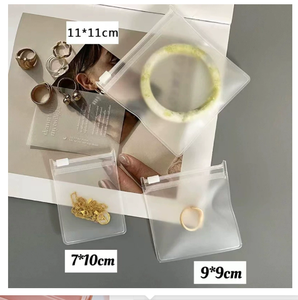 New Custom Logo Frosted Transparent Ring Bracelet EVA Jewelry Bag Jewelry Dust-proof Storage Packaging Jewelry Bag - Product Image 4