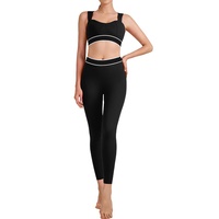 Nuevo Conjunto de Yoga Transfronterizo de Cintura Alta con Efecto Reductor y Control de Abdomen, Tirantes Finos y Espalda Hermosa para Correr