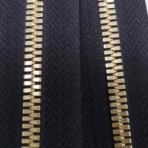 High Quality Metal Zipper Continuous Chain Symmetrical <strong>Teeth</strong> Double Point <strong>Teeth</strong> Stainless Steel Material for Garment and Handbag - Product Image 1