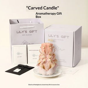 Bougie sculptée, aromathérapie, faite à la main, anniversaire, Noël, mariage, cadeau pour petite amie, souvenir, ornement <span class=keywords><strong>d</strong></span>écoratif <span class=keywords><strong>d</strong></span>'<span class=keywords><strong>ambiance</strong></span> - Product Image 1