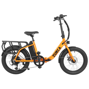 Vélo électrique pliable ZUKKA 48V 500W <span class=keywords><strong>à</strong></span> propulsion arrière, batterie lithium 15Ah, cadre en alliage d'aluminium, unisexe, grande autonomie, puissant, moteur sans balais - Product Image 1