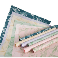 Papier d'emballage vintage mignon à motifs floraux, imperméable, écologique, fait main, recyclable pour la fête des mères, anniversaire, mariage, bricolage