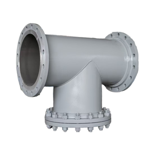 WCB Kohlenstoff-Edelstahl T-förmiger Flansch-Schieber <span class=keywords><strong>DN150</strong></span> PN16 Industrieller Rohrleitungsfilter zur Wasserfiltration - Product Image 4