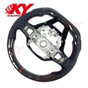 Volant sport en cuir et fibre de carbone personnalisé pour Honda Civic Accord Sport CRV 11e génération 2021-2026 pour Acura Integra - Product Image 4