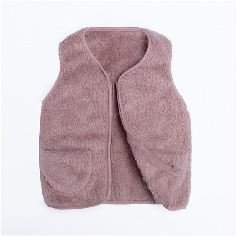 Детский жилет, жилет для девочек, теплое зимнее пальто для младенцев, осенняя куртка без рукавов, детская верхняя одежда