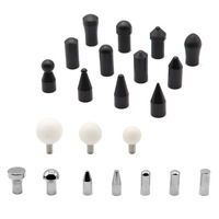 Kit de réparation de bosses de carrosserie PDR, 9 pièces, avec marteau de débosselage et embouts de remplacement, outils de suppression des dommages de grêle automobile