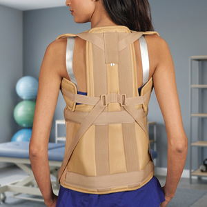 Excellent Quality Taylor <b>Brace</b> Skin Lumbar Support Elastic Durable Orthopedic <b>Back</b> <b>Brace</b> Hook Loop Closure for Patient Comfort - Product Image 5
