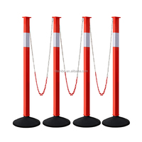 Cônes de circulation poteau d'avertissement poteaux délinéateur poteau barrière colonne stationnement routier sécurité Base poteau marquage remplissable