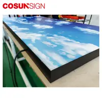 wholesale factory high brightness Textile light box fabric led aluminum poster frame
