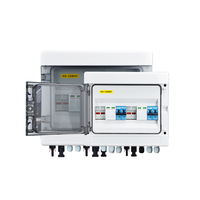 Boîtier de protection contre la foudre photovoltaïque personnalisé en plastique SPD DC500V/1000V IP65, Boîtier de combinaison solaire DC, Boîtier de distribution d'énergie