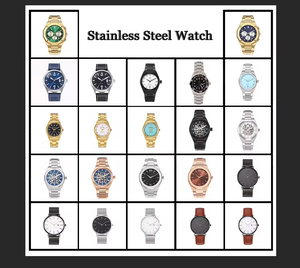 Relojes de Cuarzo de Ginebra con Parte Trasera de Acero Inoxidable para Hombre, Personalización al por Mayor, con <span class=keywords><strong>Precio</strong></span> de Fábrica - Product Image 2