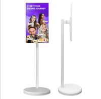 Televisor Portátil Inteligente Interactivo con Pantalla Táctil Android 13 de 21.5/27 Pulgadas, Soporte de Piso, 4K 120Hz, Retroiluminación LED, Cámara de Belleza, para Exteriores
