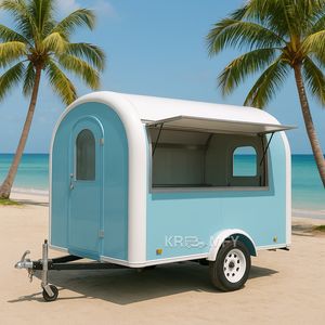 Carrito de Hot Dogs Personalizado 2025, Remolque de Helados, Camión de Comida Rápida Móvil Retro Estilo Americano - Product Image 3