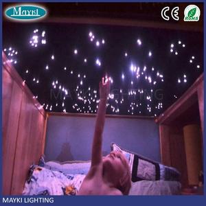 Plafonnier Starlight <span class=keywords><strong>avec</strong></span> fibre optique Bluetooth pour <span class=keywords><strong>voiture</strong></span>, lampe RGBW à fibre optique, moteur scintillant pour <span class=keywords><strong>plafond</strong></span>, maison, club, panneau - Product Image 6