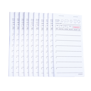 Libretas Numeradas para Libro de Visitas con Línea de Perforación, Bloc de Notas para Tomar Pedidos en Restaurantes - Product Image 1