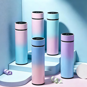 Diseño <span class=keywords><strong>de</strong></span> doble pared termo <span class=keywords><strong>de</strong></span> acero inoxidable deporte al aire libre Led inteligente botella <span class=keywords><strong>de</strong></span> agua inteligente con recordatorio para beber agua - Product Image 1