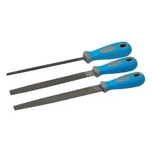 Juego de limas Silverline 3pce 2nd Cut 250mm - Product Image 1
