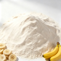 Fabrieksbulk 100% puur gevriesdroogd bananenpoeder, voedingskwaliteit voor bakkerijen, bubble tea en smoothies