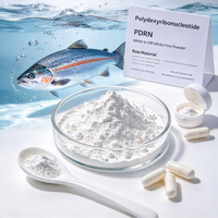 ADN de saumon PDRN, pureté 99%, matière première de qualité cosmétique pour la fabrication de sérums et d'essences de soin de la peau, vente en gros en vrac