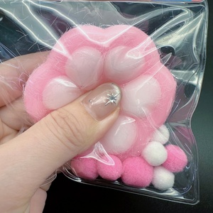 Juguete Sensorial Transparente de Fábrica HAPU, Juguete de Peluche con Forma de Garra de Gato, de Compresión Lenta, Bola Suave de 6 cm, para Mayores de 5 Años - Product Image 2