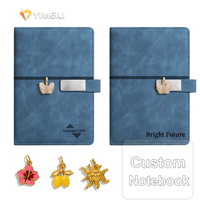 Cuaderno Personalizado A5 con Logotipo de Empresa, Impresión para Oficina, Cuero PU Tipo Piel de Oveja para Empresas, Cuaderno para Empleados, Diseño Personalizable