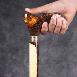 Bastón de Resina y Madera Elegante para Caminar, que Brinda Movilidad Cómoda y Soporte Confiable - Product Image 4