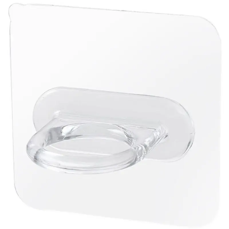 Ring hook wall curtain rod bracket punch-free shower gel hanger Kitchen bathroom wall shelf