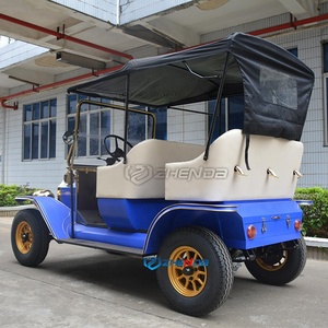 รถยนต์ไฟฟ้าคลาสสิควินเทจรุ่นล่าสุดสีน้ำเงินสำหรับขายเพื่อการขนส่งพิเศษ รถยนต์ไฟฟ้าเรโทรวินเทจคลาสสิค - Product Image 4