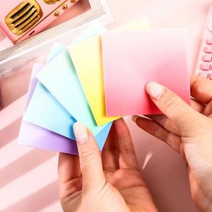 Blocs-notes transparents en gros avec dégradé de couleurs brillantes – Fournitures de bureau et scolaires - Product Image 6