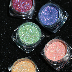 New Trending High-Pigmented Water-Proof Loose Eyeshadow Nail Pigments In Holographic Holographic Colors Sparkle Powder Form - Product Image 3