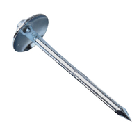 Chaud! Fabricant de clous fournir la galvanisation/tête de parapluie/grande tête clous de bobine de toiture grosse tête prix d'usine en chine
