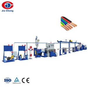 JIACHENG PVC Automatic Electric Cable Wire Extruder Making Manufacturing Equipment Machine