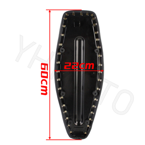 YHMOTO Frame <b>Seat</b> Sport Plush Cushion Pad Rear Flat <b>Bench</b> Sitz for Simson S50 S51 Honeycomb Sutures - Product Image 6