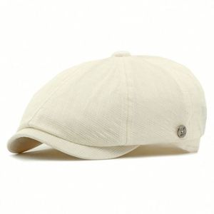 2025 British Vintage Beret Cap Men Women Summer Trendy Outdoor Travel <b>Sunscreen</b> Breathable Newsboy Hat - Product Image 6