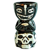 Mug en céramique rétro de style hawaïen, luxe léger, vintage, pour cocktails, avec visage de zombie Tiki, pour tasse Tiki, récipient créatif pour boisson