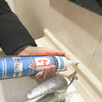 Promotion matériau de construction d'étanchéité joint d'aquarium mastic de silicium acétique transparent pour aquarium