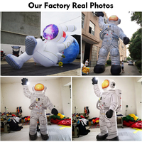Modèle d'astronaute gonflable géant pour la promotion publicitaire, grand homme spatial gonflable pour la décoration d'événements en plein air