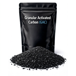Charbon actif granulaire en poudre de coque de noix de coco (GAC) pour filtration et purification, marque BSJ, vente en gros, 36 mois - Product Image 1