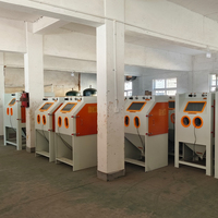 Machine de sablage manuelle 9060 avec plateau tournant pour pièces soudées en acier inoxydable, acrylique et alliage d'aluminium – Usine de sablage