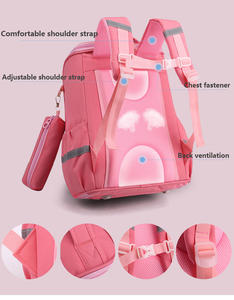 Space <b>Kids</b> Bags Nylon Fashion Ergonomic Girls <b>Backpacks</b> School Bags with Wheels for Boys - Product Image 4