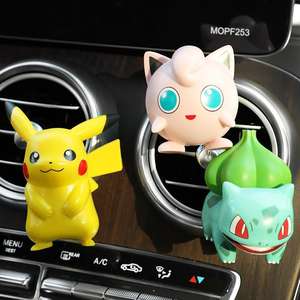 Anime Cartoon Pikachu Luxury <span class=keywords><strong>Action</strong></span> Figure Car <span class=keywords><strong>Air</strong></span> Outlet Perfume Clip Auto Interior <span class=keywords><strong>Air</strong></span> Freshener Decor Accessories - Product Image 3