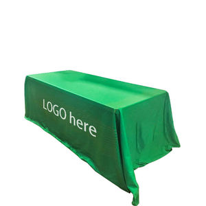 Outdoor UV Protected Custom Logo <b>Table</b> <b>Cover</b> OEM, <b>Waterproof</b> Polyester <b>Table</b> Cloth For Pop-up Market Roadshow Brand Promotion - Product Image 4